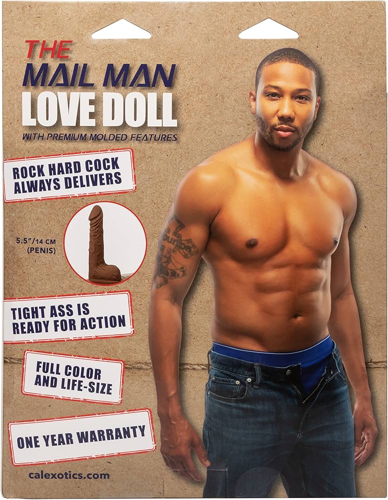 Mail Man Inflatable Love Doll | Built-In 5.5" Dildo Calexotics