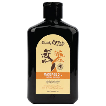 Earthly Body At Night | Grapefruit Sandalwood Massage Oil Earthly Body