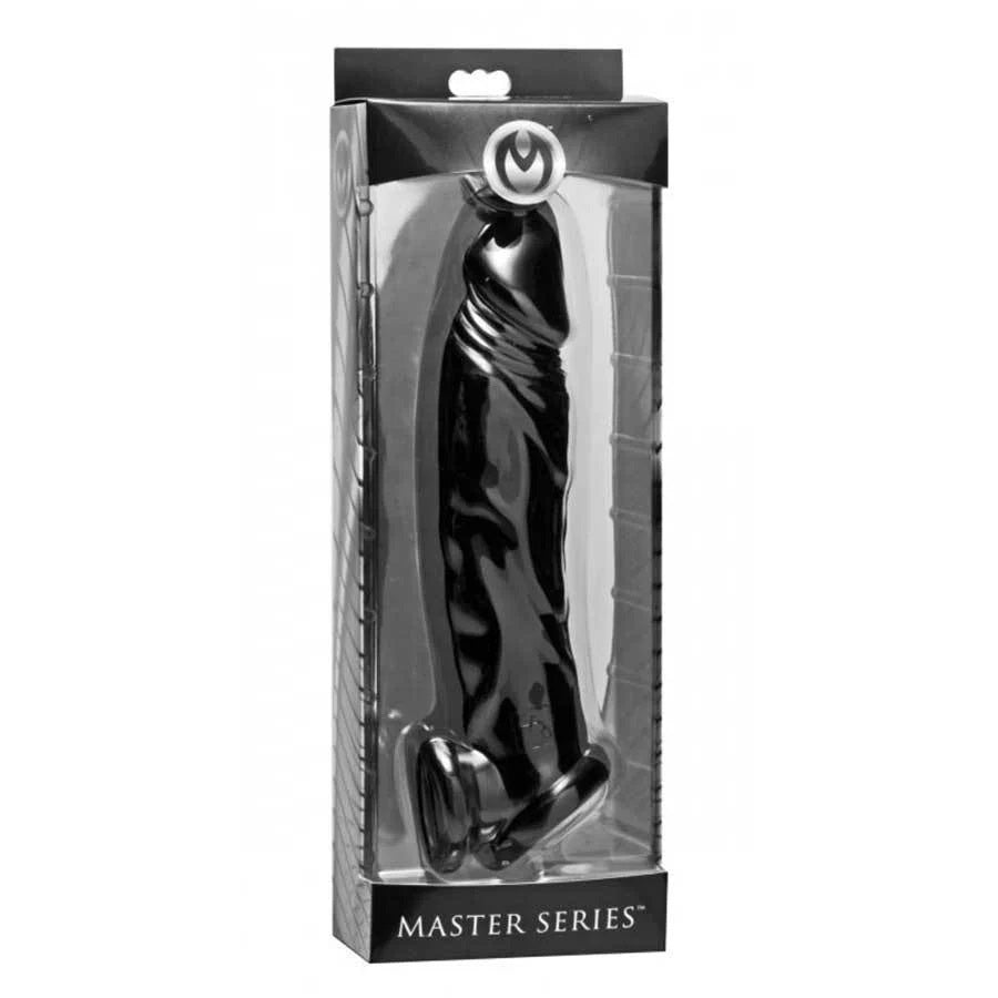 Master Series 8" Penis Sheath & Ball Stretcher | Extender | Silicone