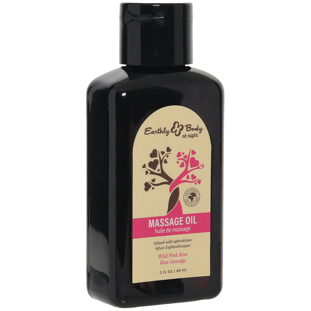 Earthly Body At Night | Wild Pink Rose Massage Oil | 60ml Earthly Body