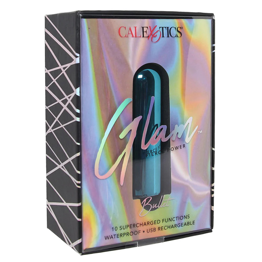 CalExotics Glam Vibe Blue | Rechargeable Waterproof Vibrator | 10 Modes Calexotics