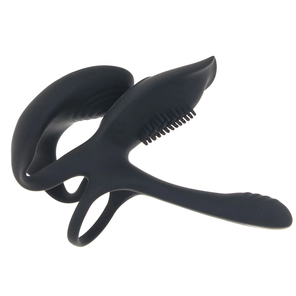 Playboy 3-Way Vibrating Cock Ring | Dual Motors | Clit & Anal Stimulation playboy