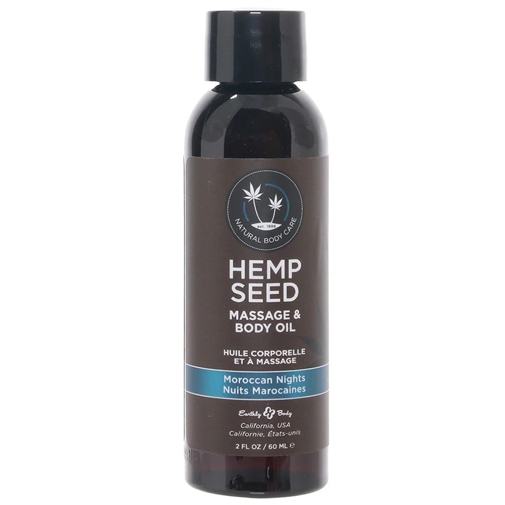 Moroccan Night | Hemp Seed Massage Oil | 60ml Earthly Body