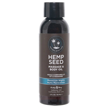 Moroccan Night | Hemp Seed Massage Oil | 60ml Earthly Body