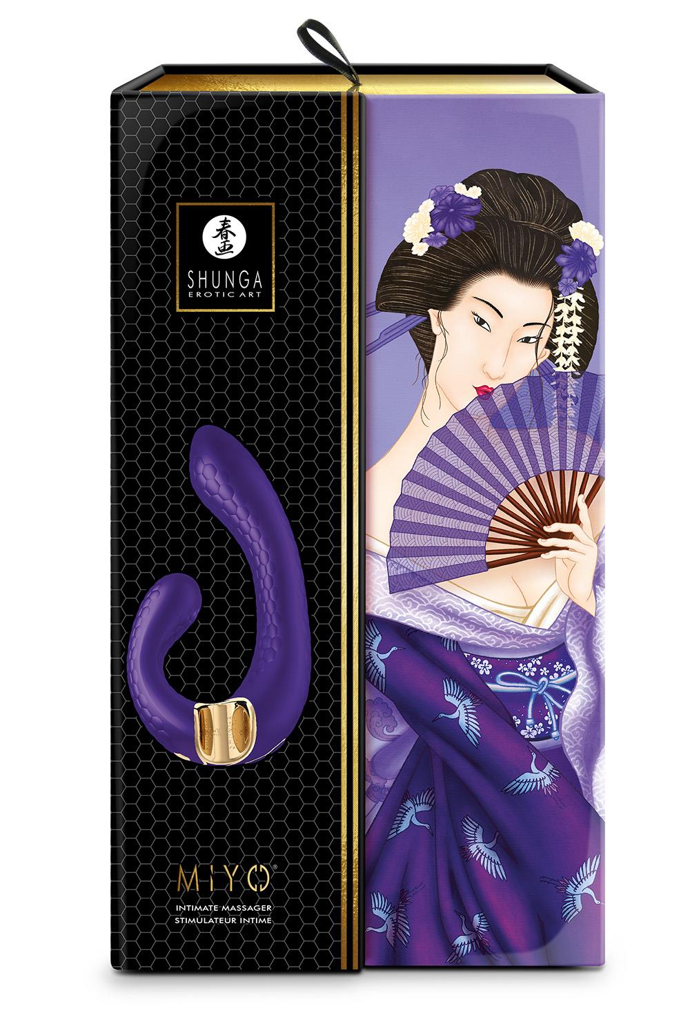 Shunga Erotic Art | Miyo Intimate Massager Stimulateur | 2 Motors | Waterproof