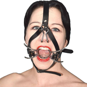 Zado Nose Hook Spider Leg Mouth Gag Mask | Adjustable | Fetish | Unisex