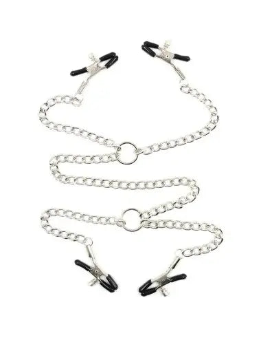 4 Chain Nipple Clamps | Metal | Adjustable