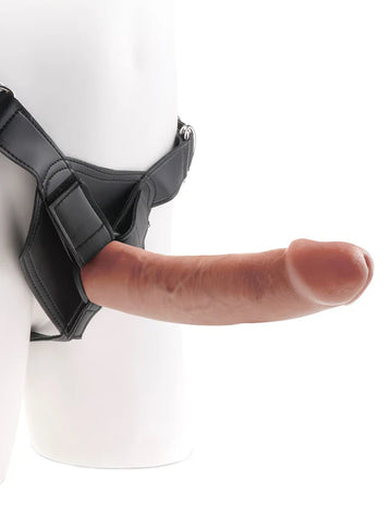 King Cock Universal Strap On Harness with 9" dildo Tan