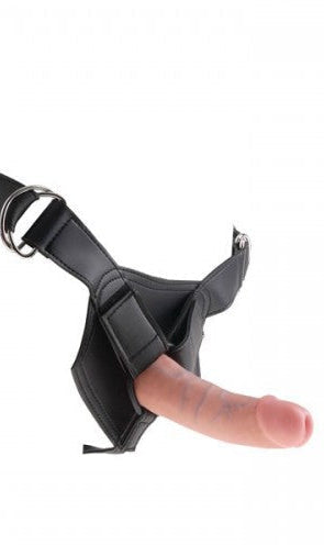 King Cock Universal Strap On Harness with 6" dildo