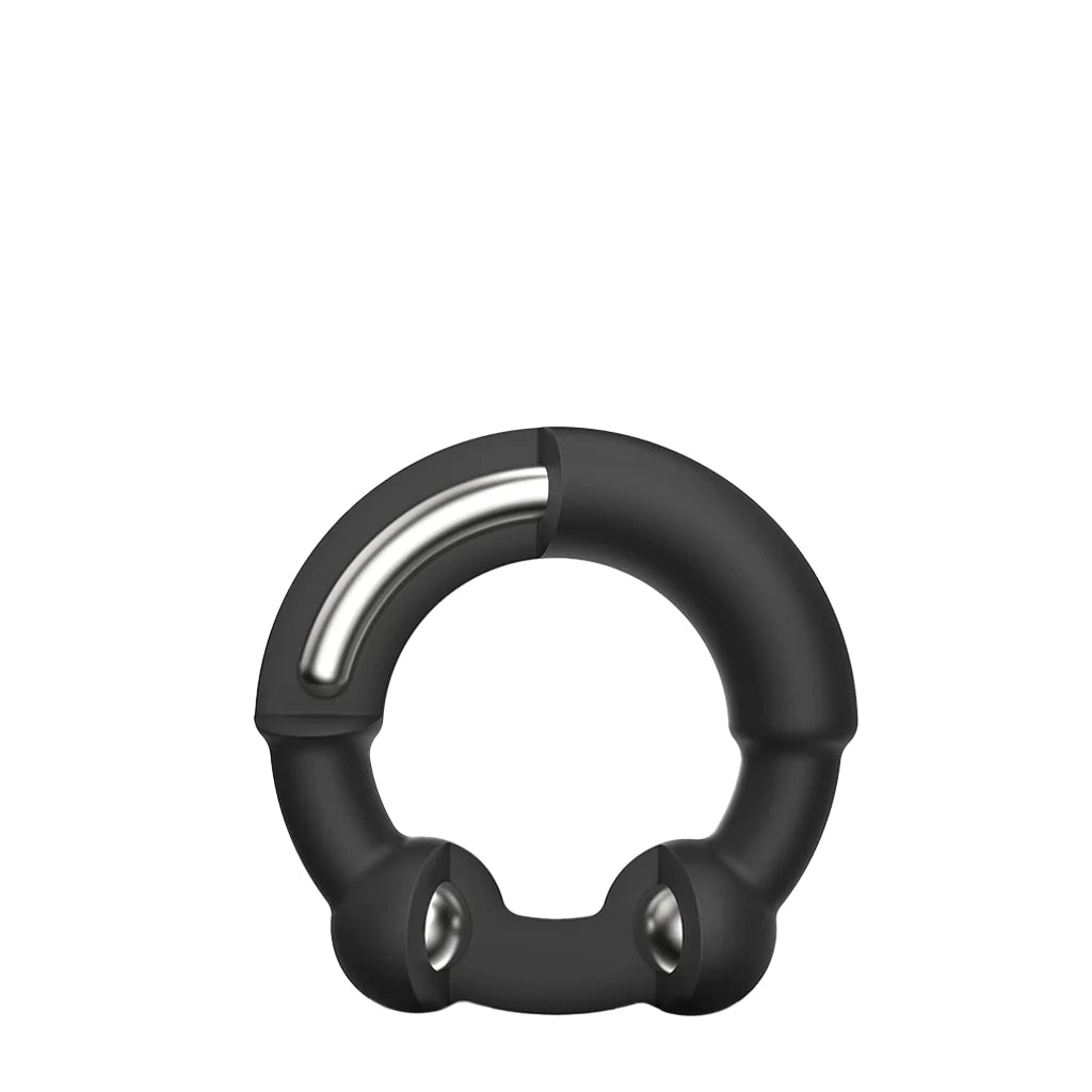 Bull Strap Cock Ring | Metal Core Liquid Soft Silicone | Ergonomic