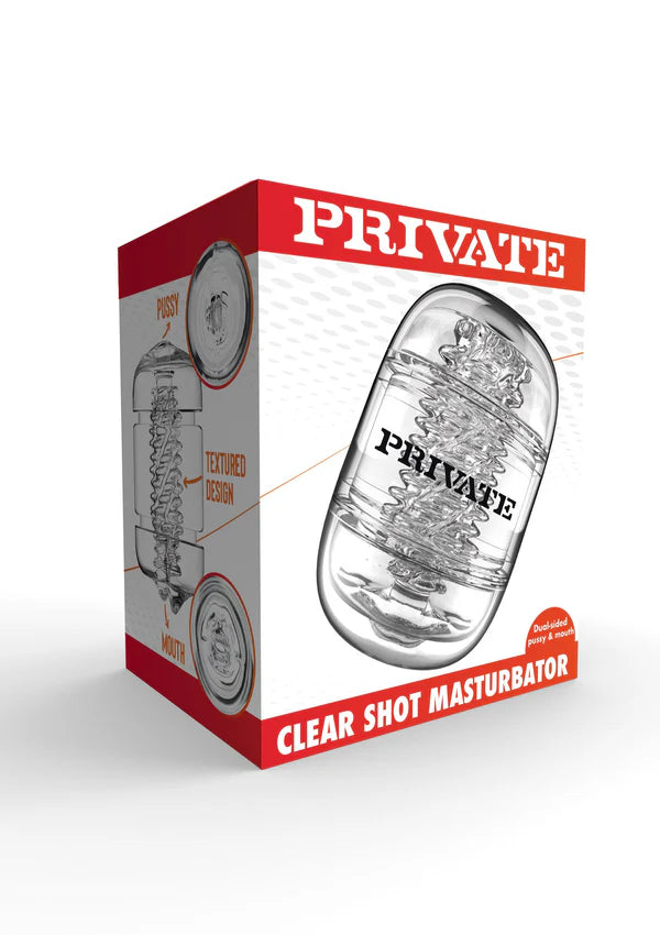 Private Crystal Clear Masturbator | Dual-sided Pussy & Mouth