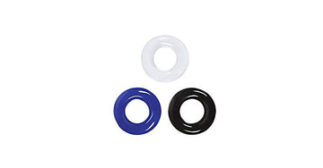 Renegade Stamina Cock Ring Set | 3-Pack | Super Stretchy Come Closer