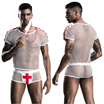 Come Closer Sexy Male Nurse Costume | Adjustable | Stretchy