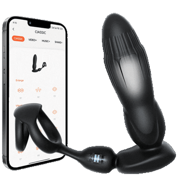 3 in 1 Anal Expanding Inflable Thrusting Prostate Massager | Dual Motor | App Control