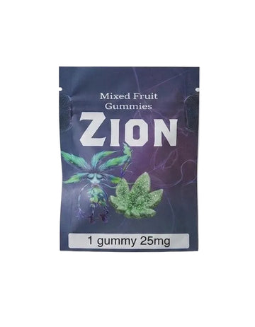 Zion Mixed Fruit THC-Infused Gummies (25mg)