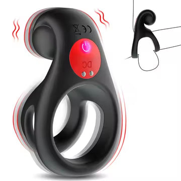 Playful Vibrating Double Cock Ring | Perfect Play Couple | Delay Ejaculation