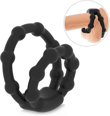 ProFlex Double Bead Ring | Lock Delay Erection | Stretchy Medical Grade