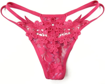Come Closer Lace Thong | Cerise Pink | OS