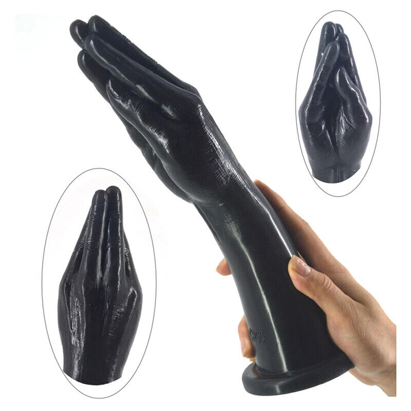 FAAK Fetish Hand Butt Plug | Suction Cup | Black Flexible