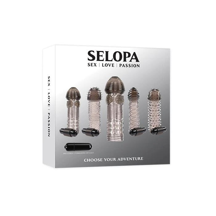 Selopa 5" Penis Sleeve Set + Free Vibrating Bullet https://www.mysexshop.co.za/