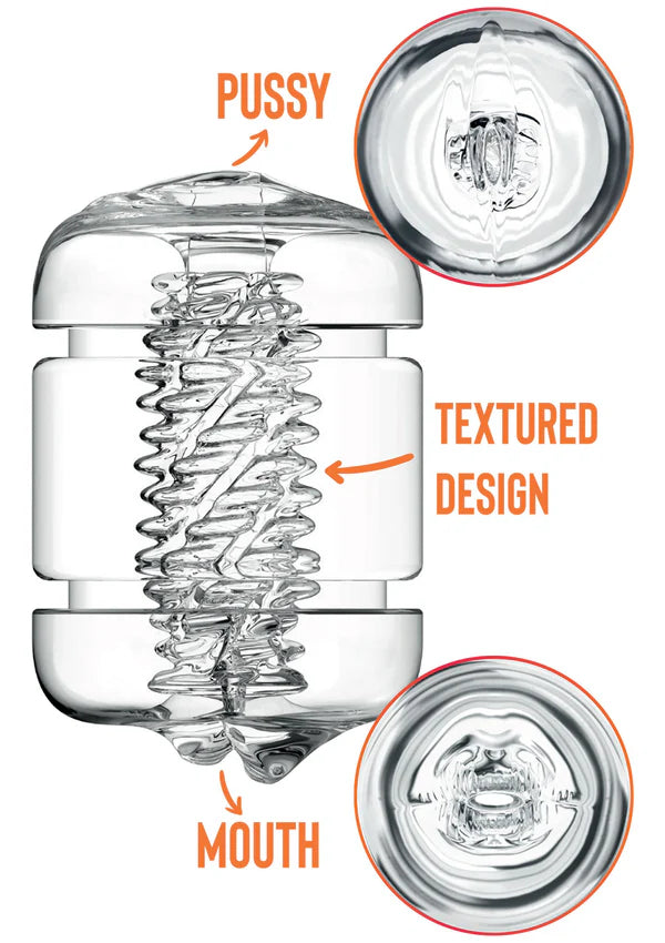 Private Crystal Clear Stroker | Dual-sided Masturbator https://www.mysexshop.co.za/