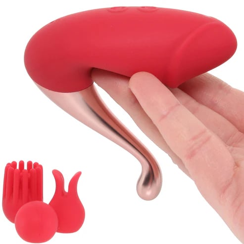 The Beat Double Pleasure | Dual Ended Vibrator | Clitoral | G-Spot | USB | 9 Vibrations