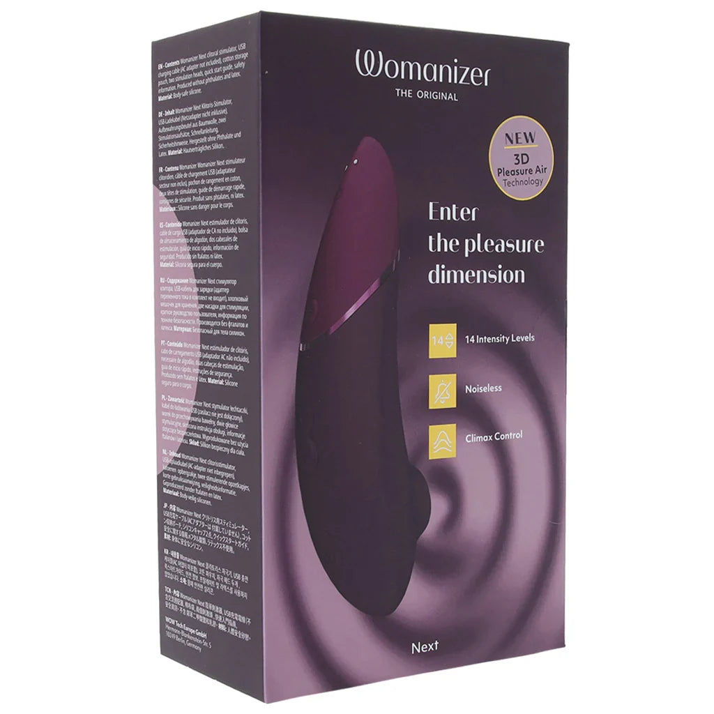 Womanizer Next |  3D Pleasure Air Stimulator | Dark Purple