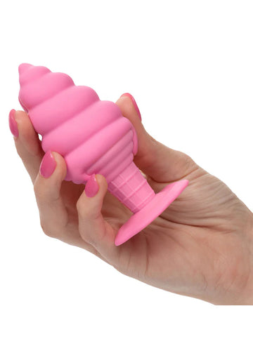 Calexotics | Naughty Bits |Yum Bum Ice Cone Butt Plug | Silicone