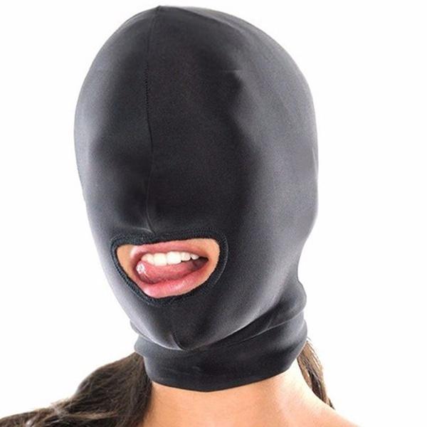 Come Closer Fetish Head Mask | Back Zipper | Mouth | Universal