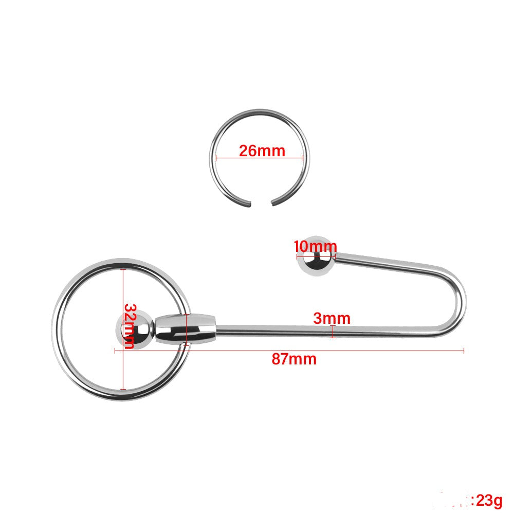 Come Closer Classic Ball Penis Plug | Glans Ring | Cum Stopper