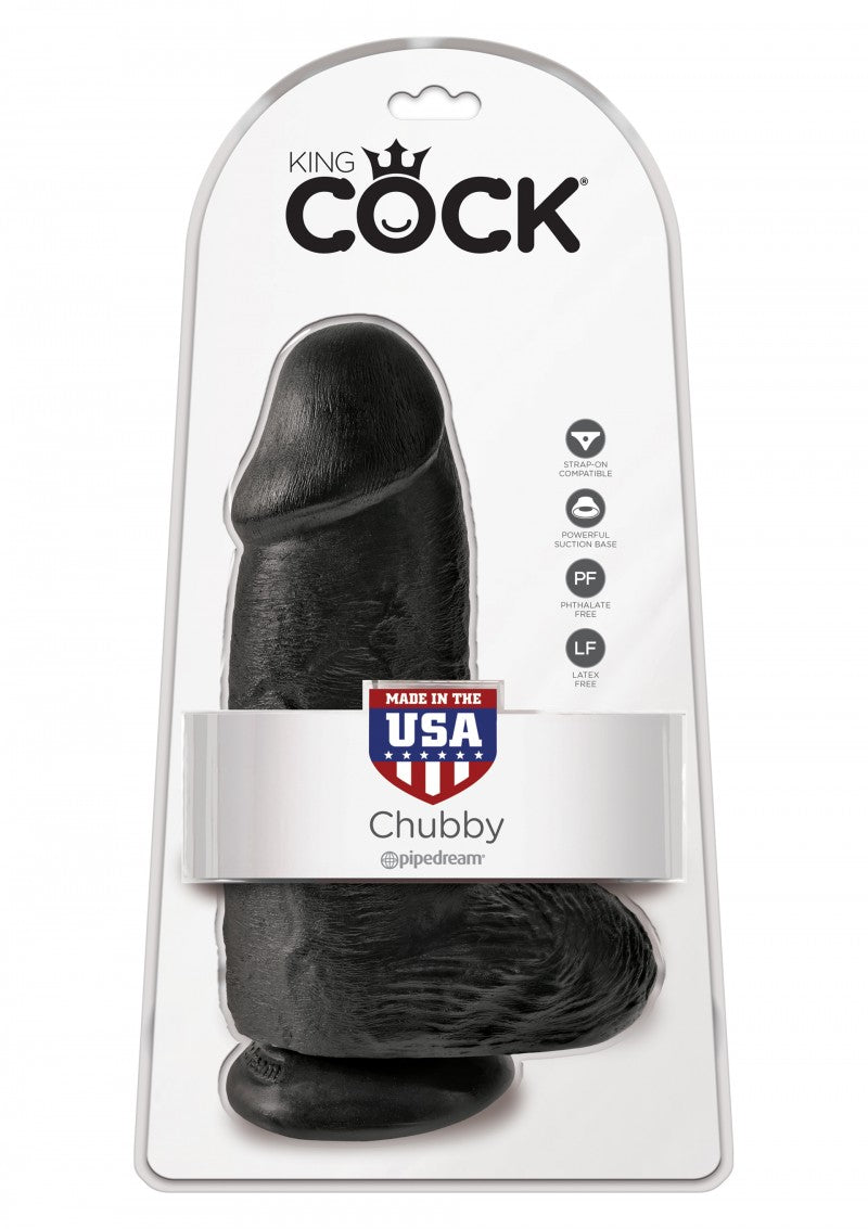 King Cock Chubby | Black | 9"