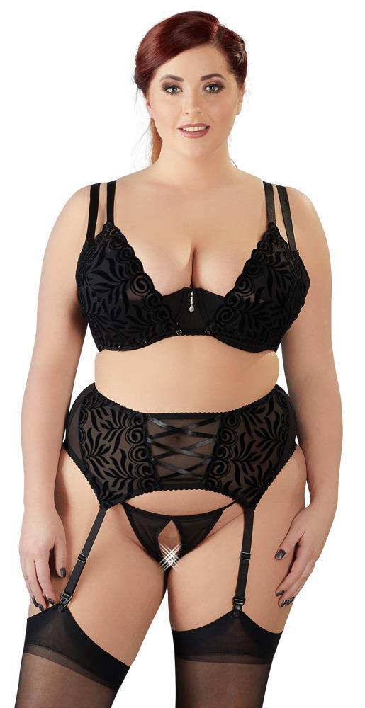 3-piece Suspender | Set | Cottelli CURVES