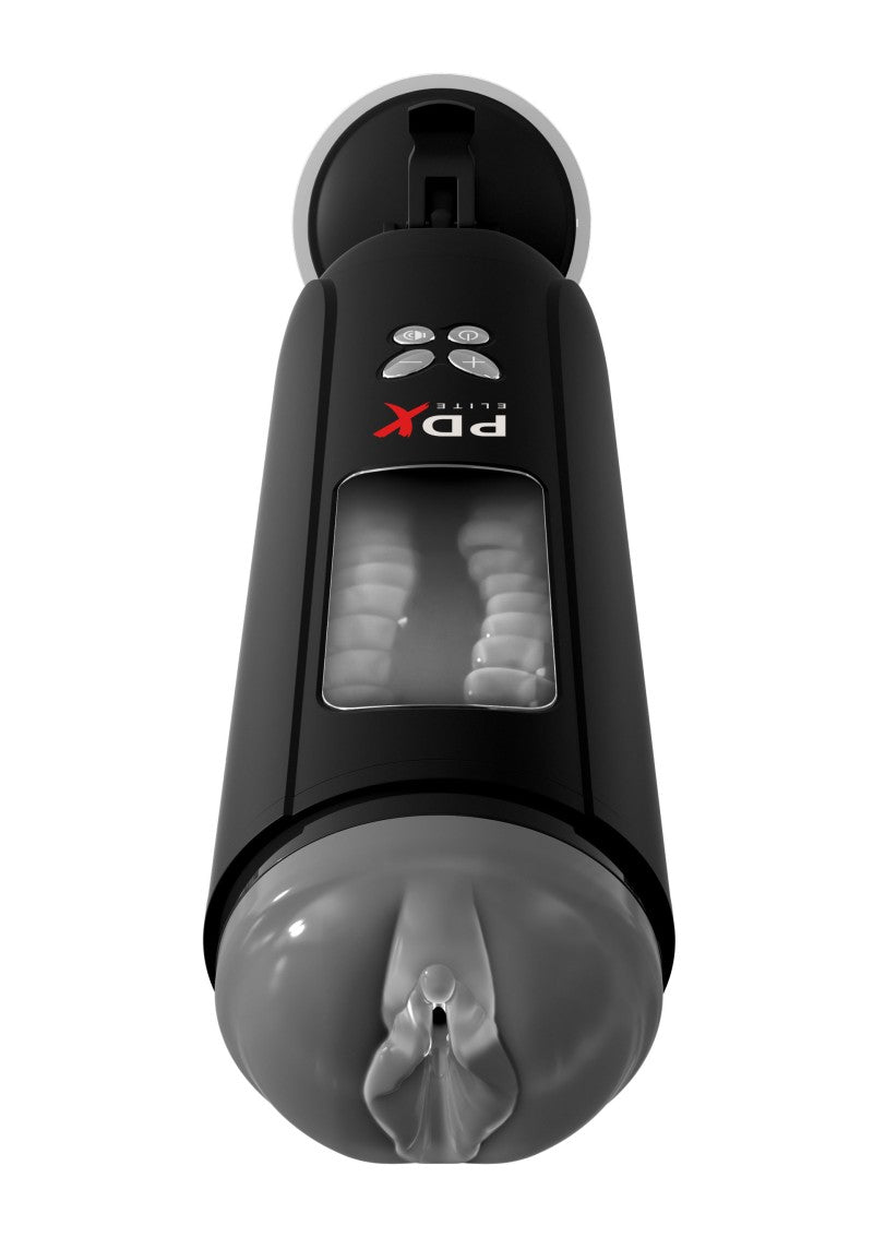 PDX Elite Transparent Masturbator 2 In 1 | Automatic Gyratory | Milkin…