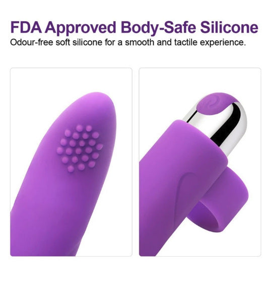 Come Closer Finger G Spot Vibe | Silicone Purple | USB | 10 modes