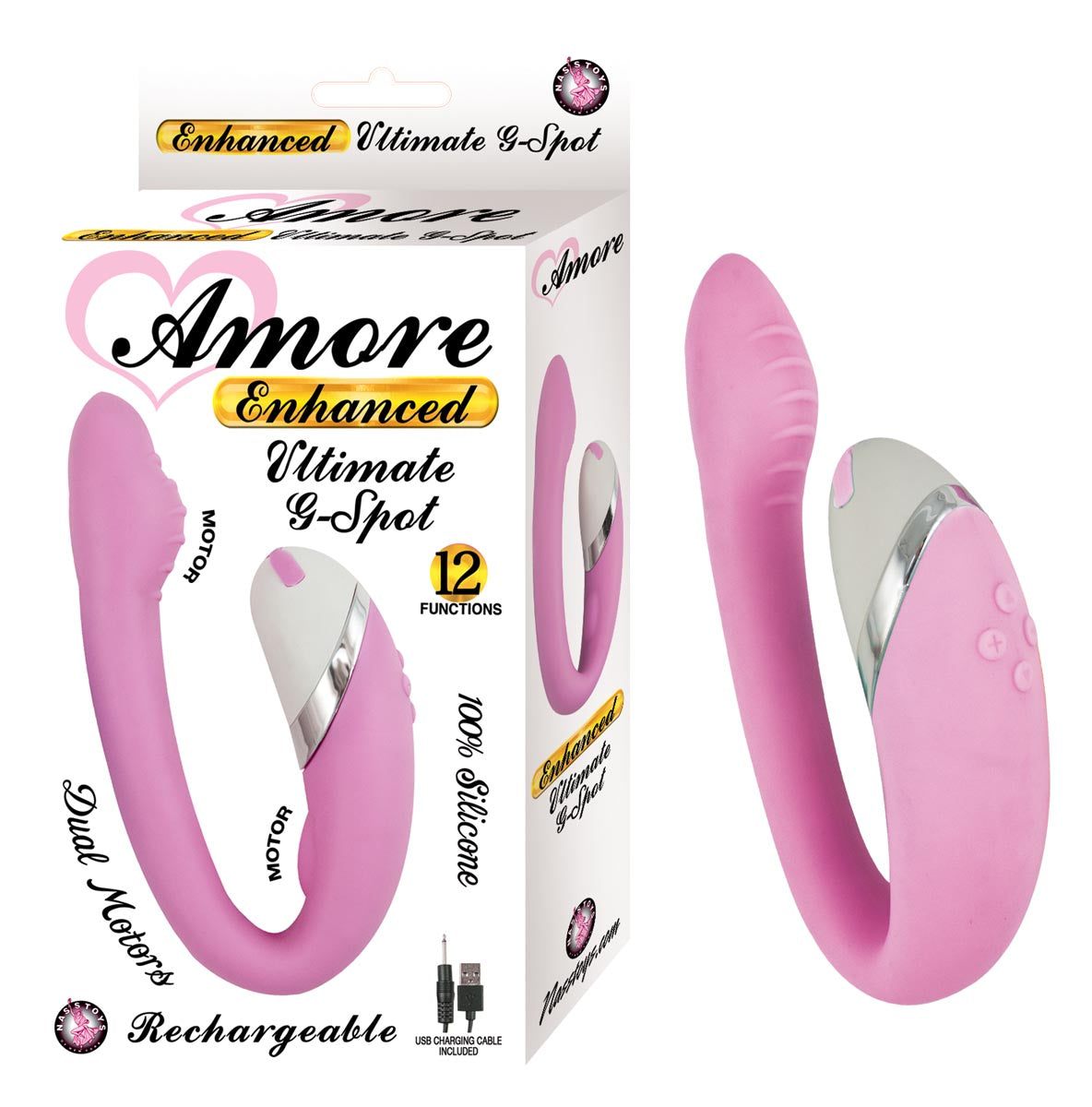 Amore ultimate G Spot |Dual Motors | Solo & Dual Play | USB | 12 Modes
