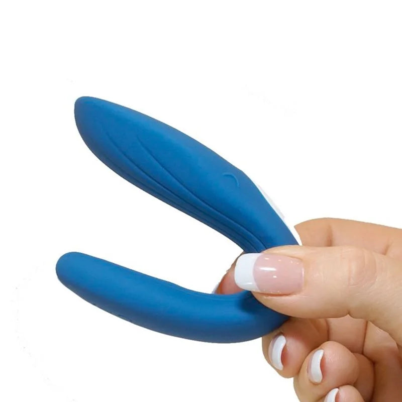 Satisfyer Partner Whale | Silicone Couples Vibe | Blue