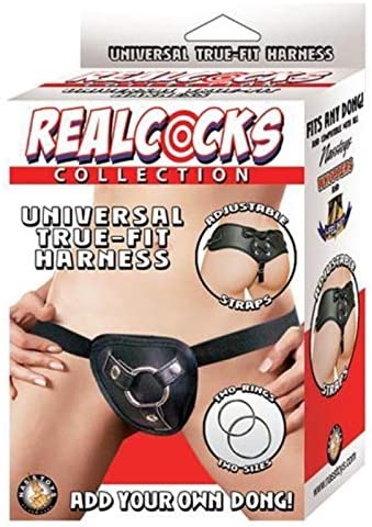 Universal True-fit Harness | 2 Rings | Adjustable| Black