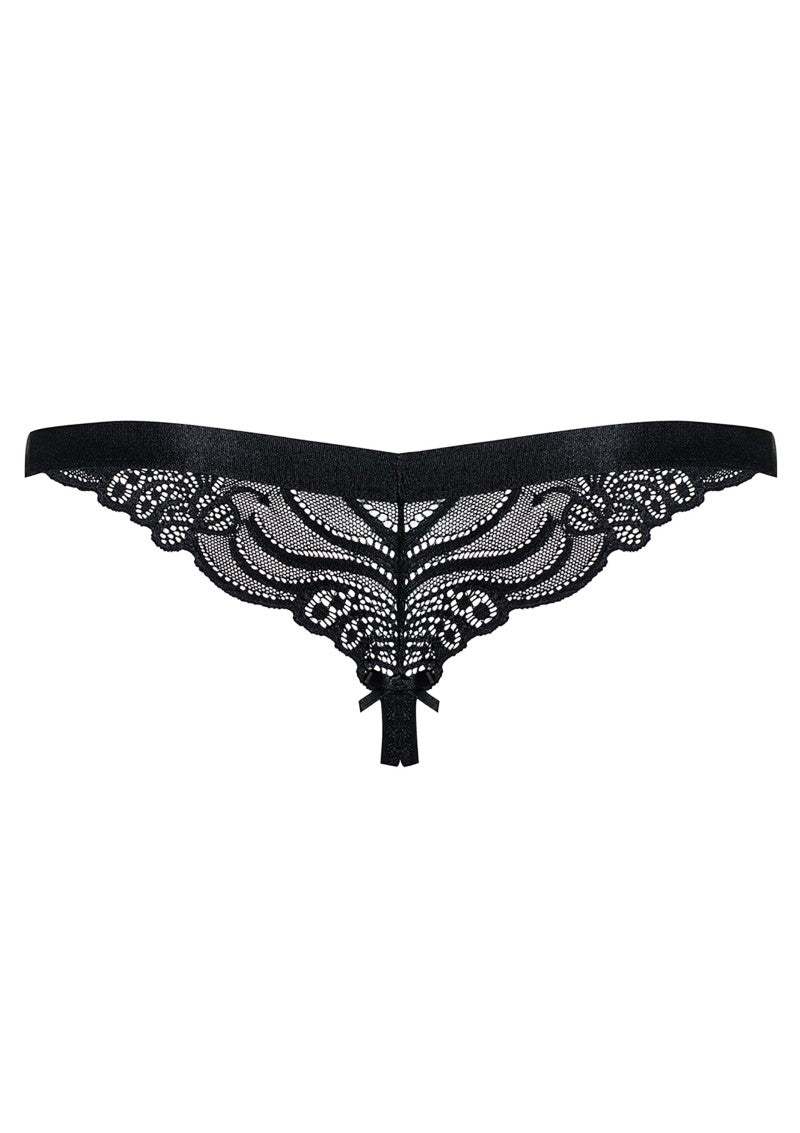 Obsessive 828 Spicy Crotchless Thong | Lace l Thong l Crouch less l Multistretch