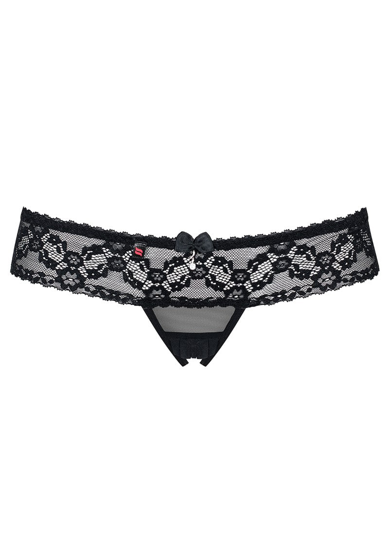 Obsessive 837 Spicy Crotchless Thong | Lace l Thong l Crouch less
