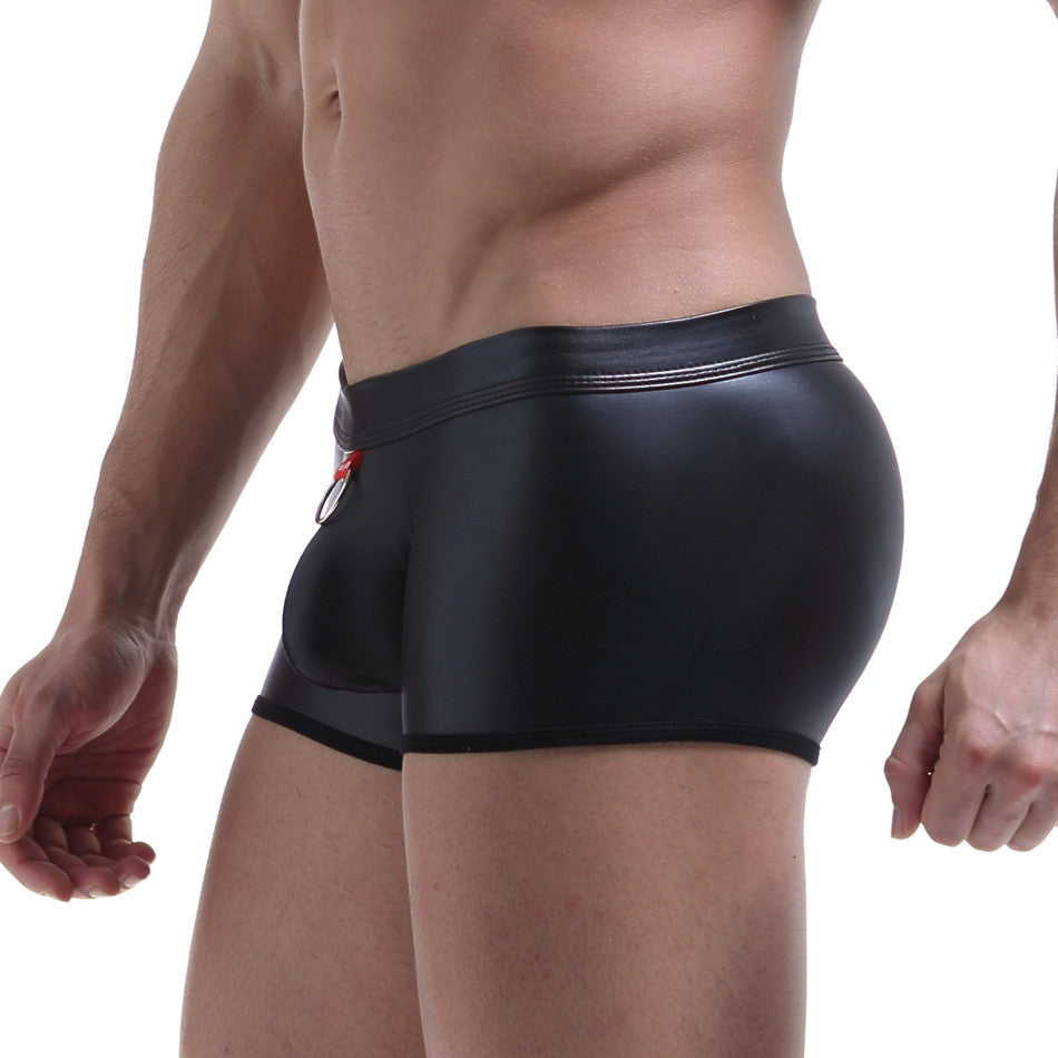 Rubber Boxer | Jiang Collection | Stretch | Black shine