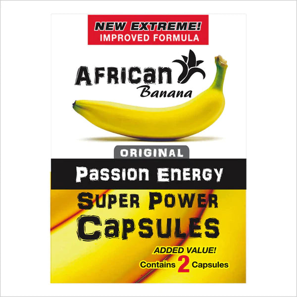 Banana Extreme Erection Enhancer Capsules | 2 Super Power Pack | Or…