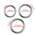 Come Closer Cock Ring Multi Set | Stainless Steel  | Chrome Calexotics