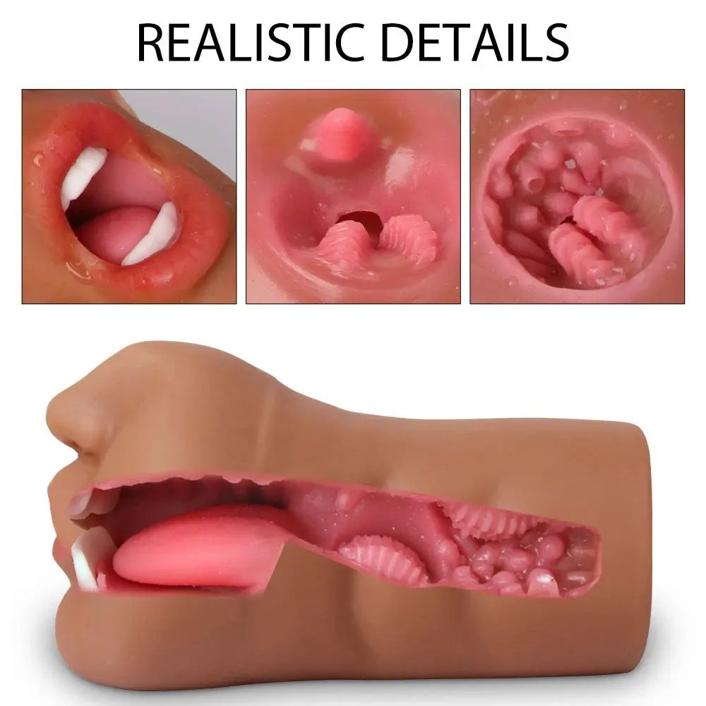 Come Closer Deep Throat | 3 In One | Silicone | Mouth | Vagina | Ass