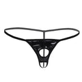 Come Closer Patent | Metallic Black | Penis T | Open Back | One Size