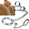 Come Closer | Steel Ring | Anal Double Hook |  Silver Come Closer