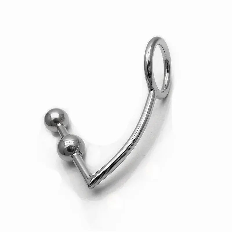 Come Closer | Steel Ring | Anal Double Hook |  Silver Come Closer