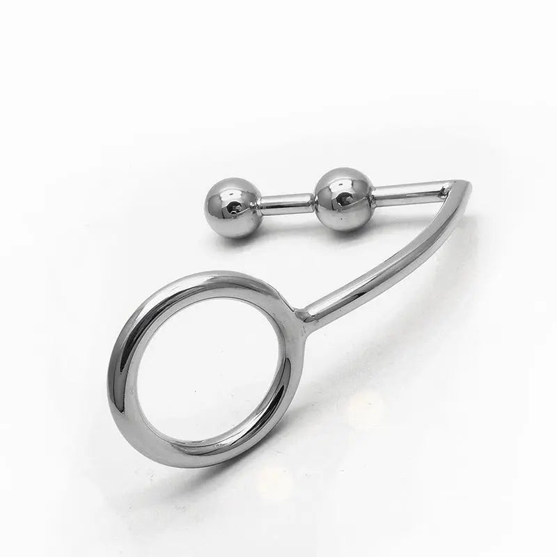 Come Closer | Steel Ring | Anal Double Hook |  Silver Come Closer