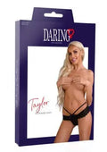 Daring Taylor  | Crotchless | Embroidery | 4 Way Stretch