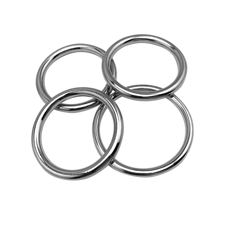 Come Closer Cock Ring Multi Set | Stainless Steel  | Chrome