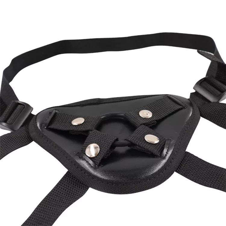 Beginners Universal Harness | Adjustable | Vegan Leather | Silicone Ring